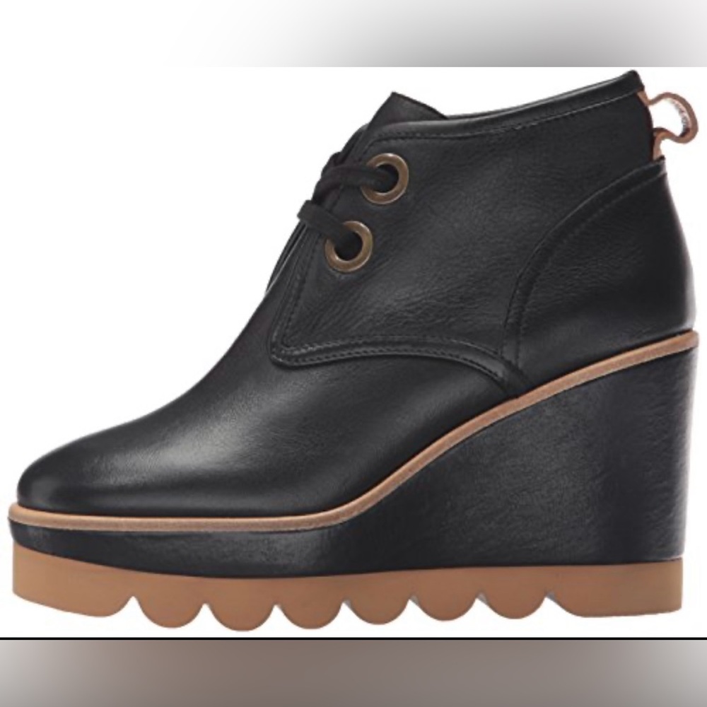 See By Chloe wedge suede booties